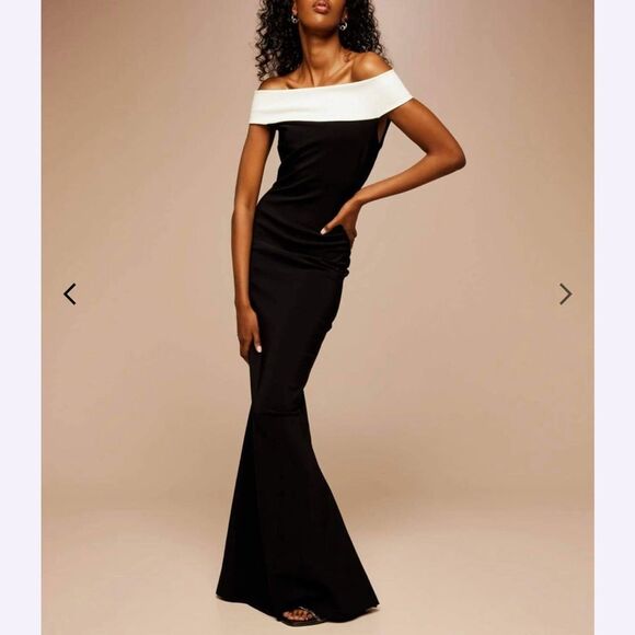 New Chiara Boni La Petite Robe Mermaid Sheath Cocktail Dress Size 14 - Picture 1 of 13